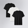Kit 3 Camisetas Tech - 2 Pretas e 1 Branca