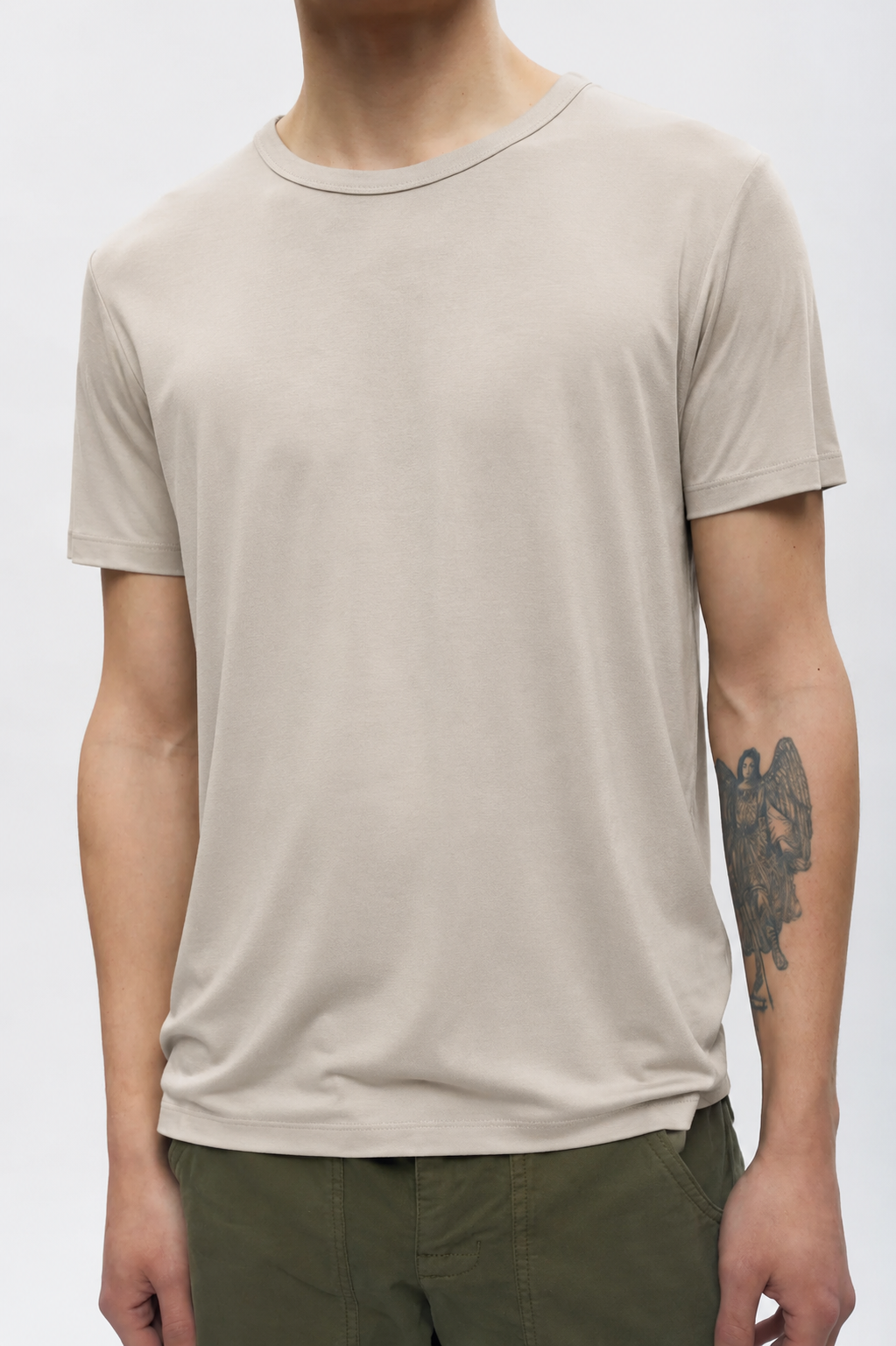 Camiseta Tech Bege Areia