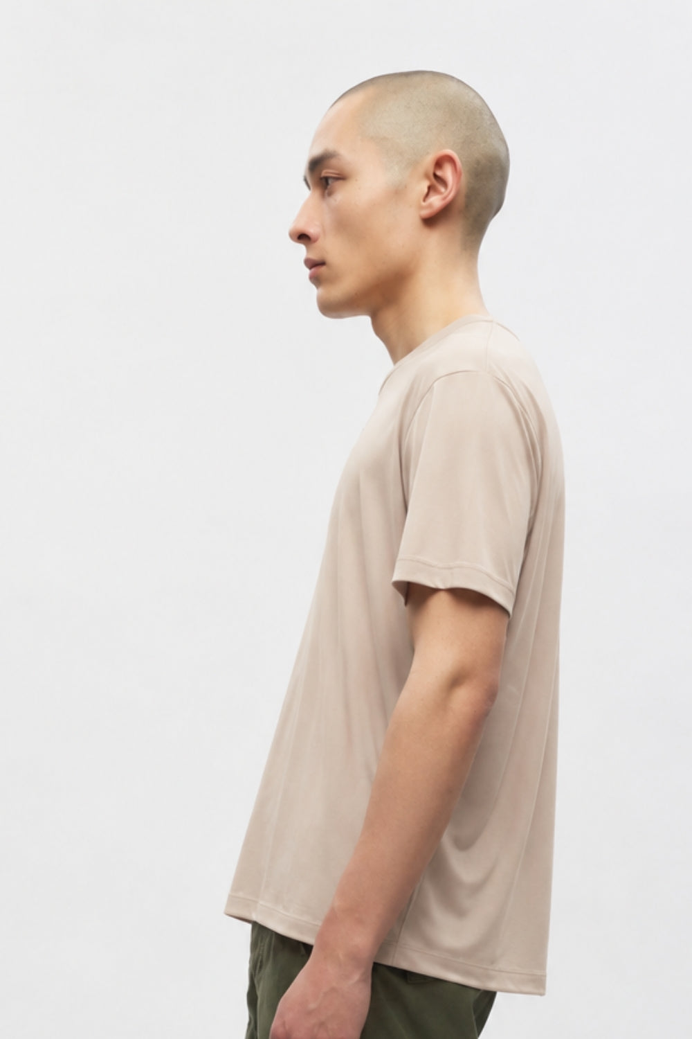 Camiseta Tech Bege Areia