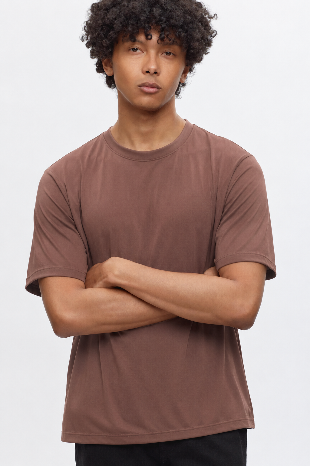 Camiseta Tech Marrom